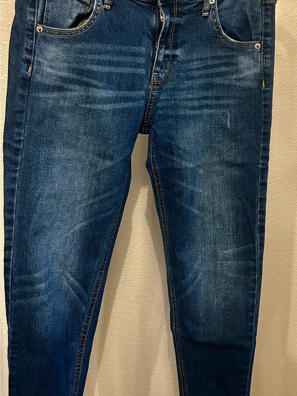 Mossimo Supply Co. Dark Blue Boyfriend Jean
